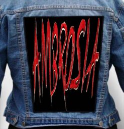 ambrosia band 6 - Photo Quality Printed Back Patch