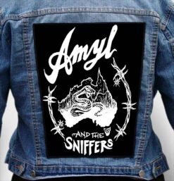 amyl and the sniffers 1 - Photo Quality Printed Back Patch