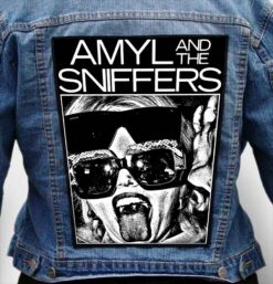 amyl and the sniffers 10 - Photo Quality Printed Back Patch