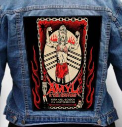 amyl and the sniffers 11 - Photo Quality Printed Back Patch