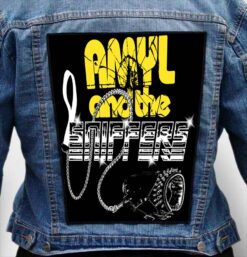 amyl and the sniffers 13 - Photo Quality Printed Back Patch