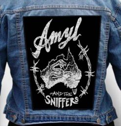 amyl and the sniffers 23 - Photo Quality Printed Back Patch
