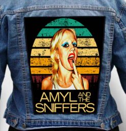 amyl and the sniffers 24 - Photo Quality Printed Back Patch