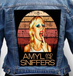 amyl and the sniffers 25 - Photo Quality Printed Back Patch