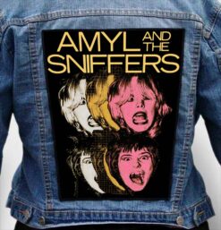 amyl and the sniffers 26 - Photo Quality Printed Back Patch