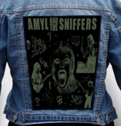 amyl and the sniffers 4 - Photo Quality Printed Back Patch