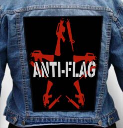 anti flag 1 - Photo Quality Printed Back Patch