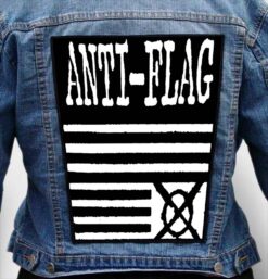 anti flag 2 - Photo Quality Printed Back Patch
