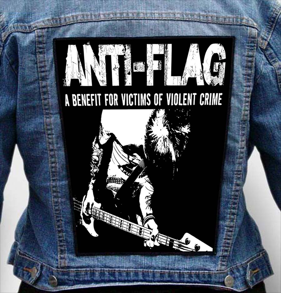 anti flag 4 - Photo Quality Printed Back Patch