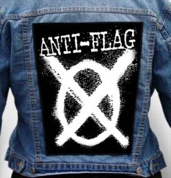 anti flag 5 - Photo Quality Printed Back Patch