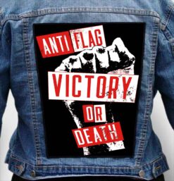 anti flag 8 - Photo Quality Printed Back Patch