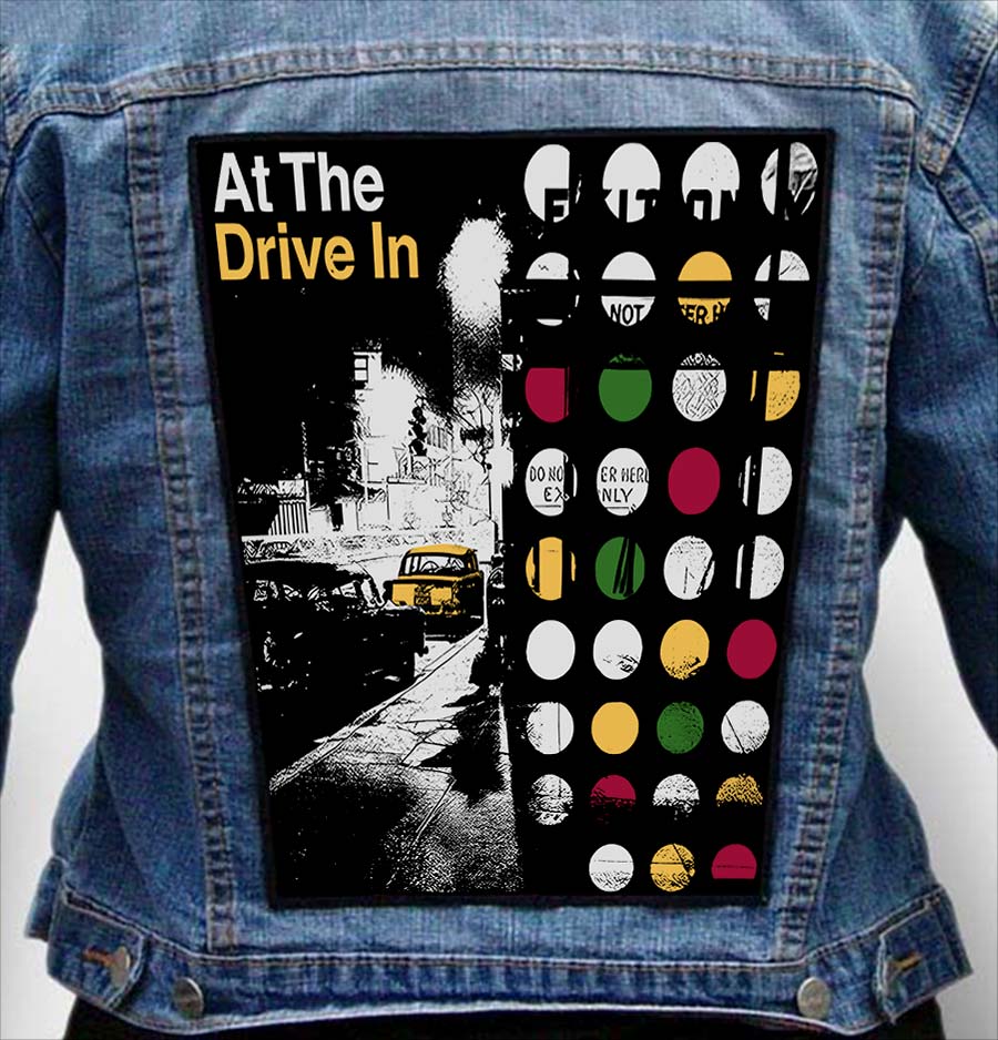 at the drive in 6 - Photo Quality Printed Back Patch