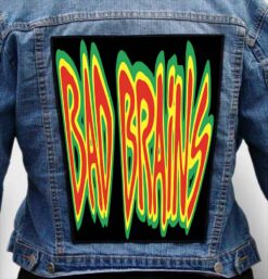 bad brains 1 - Photo Quality Printed Back Patch