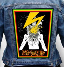 bad brains 3 - Photo Quality Printed Back Patch