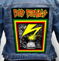 bad brains 4 - Photo Quality Printed Back Patch