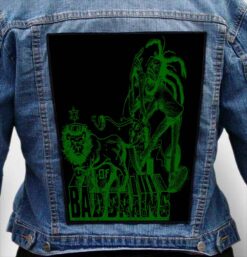 bad brains 5 - Photo Quality Printed Back Patch
