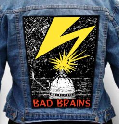 bad brains 7 - Photo Quality Printed Back Patch
