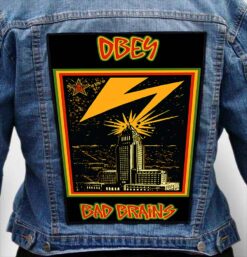 bad brains 8 - Photo Quality Printed Back Patch