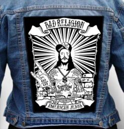 bad religion 1 - Photo Quality Printed Back Patch