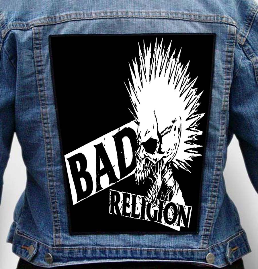 bad religion 11 - Photo Quality Printed Back Patch