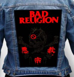 bad religion 15 - Photo Quality Printed Back Patch