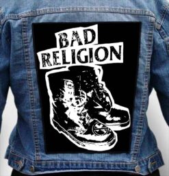 bad religion 17 - Photo Quality Printed Back Patch