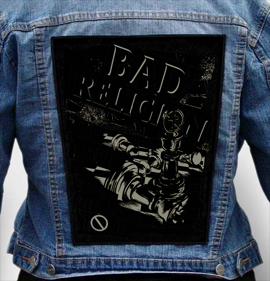 bad religion 23 - Photo Quality Printed Back Patch
