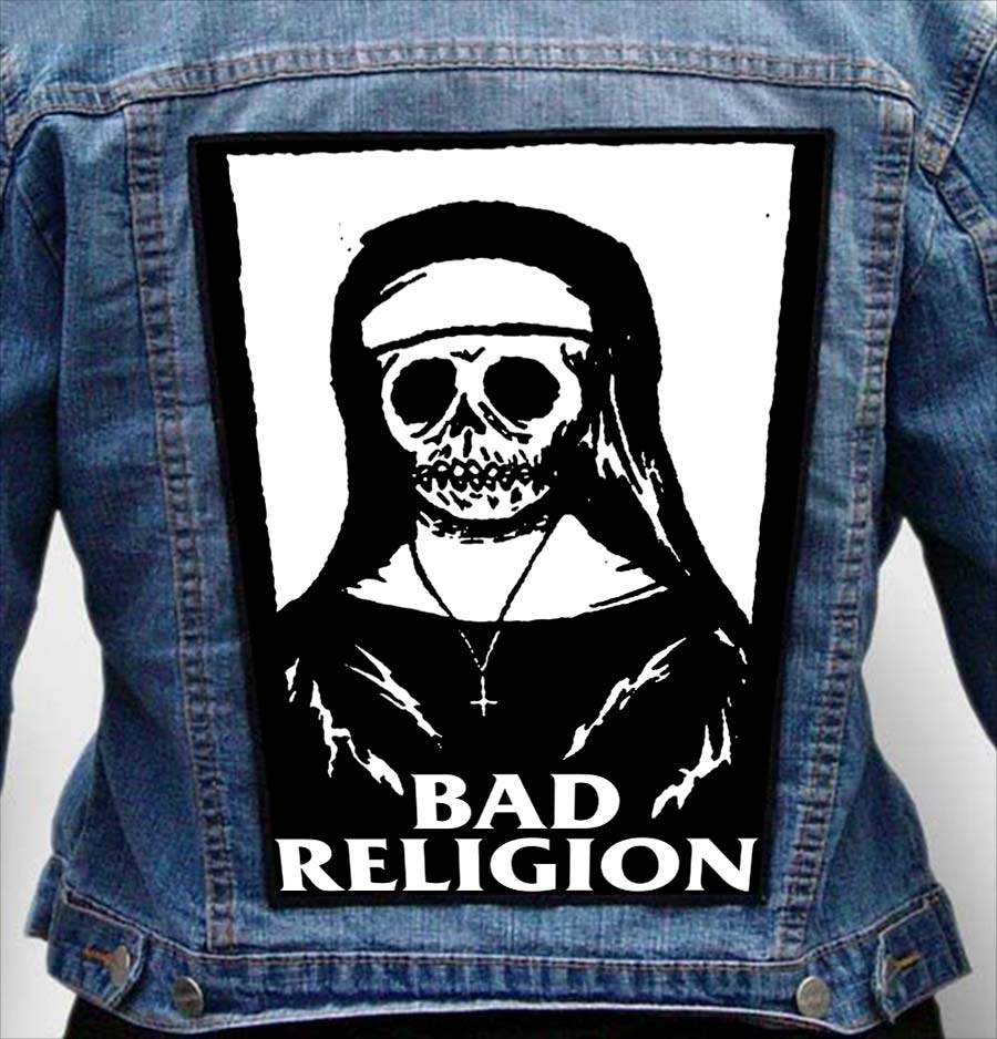 bad religion 28 - Photo Quality Printed Back Patch