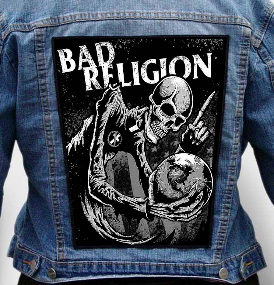 bad religion 4 - Photo Quality Printed Back Patch
