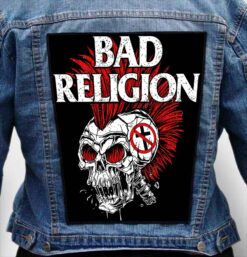 bad religion 8 - Photo Quality Printed Back Patch
