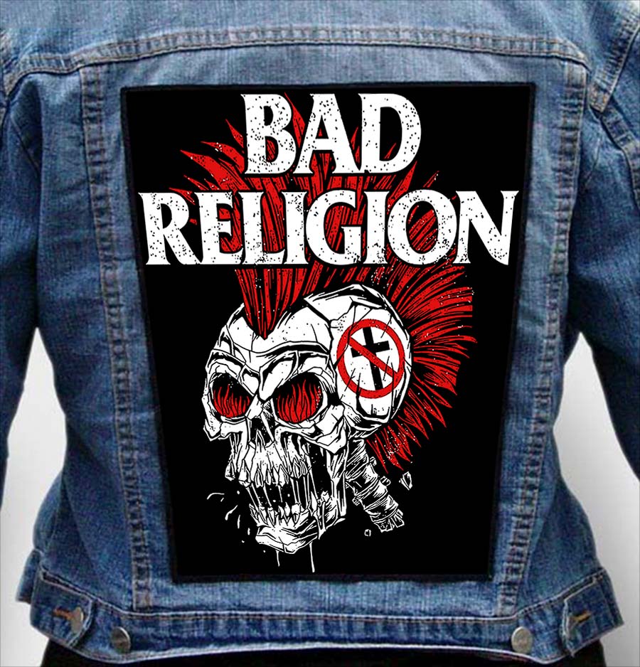 bad religion 8 - Photo Quality Printed Back Patch
