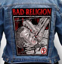 bad religion 9 - Photo Quality Printed Back Patch