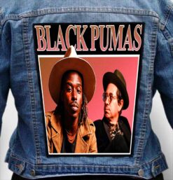 black pumas 3 - Photo Quality Printed Back Patch