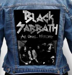 black sabbath 12 - Photo Quality Printed Back Patch