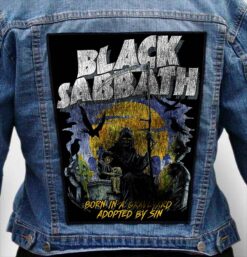 black sabbath 14 - Photo Quality Printed Back Patch