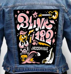 blink 182 1 - Photo Quality Printed Back Patch