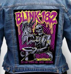 blink 182 17 - Photo Quality Printed Back Patch