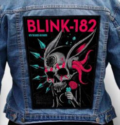 blink 182 18 - Photo Quality Printed Back Patch