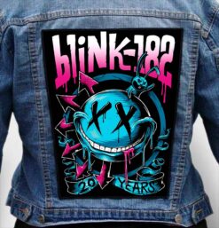 blink 182 22 - Photo Quality Printed Back Patch