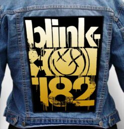 blink 182 24 - Photo Quality Printed Back Patch