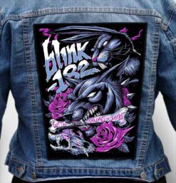 blink 182 3 - Photo Quality Printed Back Patch