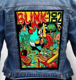 blink 182 32 - Photo Quality Printed Back Patch