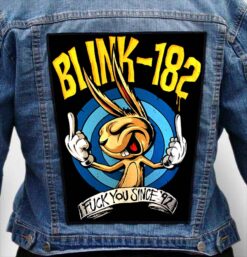 blink 182 6 - Photo Quality Printed Back Patch