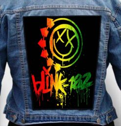 blink 182 9 - Photo Quality Printed Back Patch