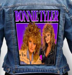 bonnie tyler 1 - Photo Quality Printed Back Patch