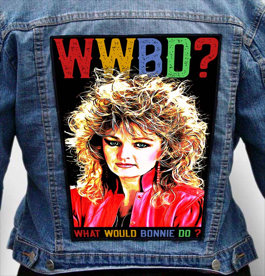 bonnie tyler 10 - Photo Quality Printed Back Patch
