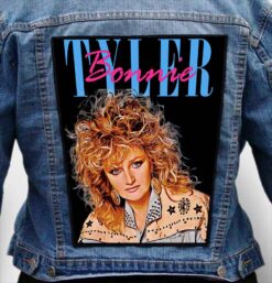 bonnie tyler 3 - Photo Quality Printed Back Patch