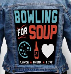 bowling for soup 1 - Photo Quality Printed Back Patch