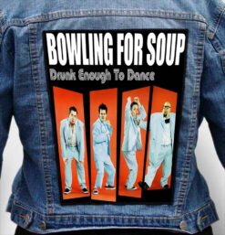 bowling for soup 13 - Photo Quality Printed Back Patch