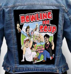 bowling for soup 14 - Photo Quality Printed Back Patch